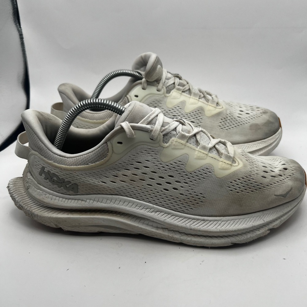 Hoka Kawana White Nimbus Cloud Running Shoes Womens 10 walking comfort hiking